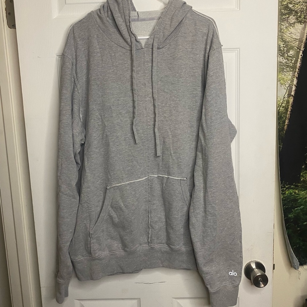 ALO Yoga Gray Hoodie
